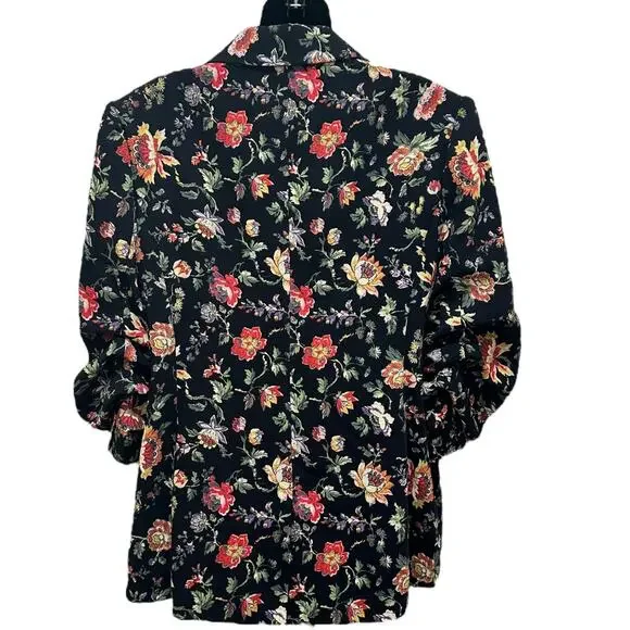 Cinq a Sept Kylie Provence Floral 3/4 Sleeve Blazer - Picture 6 of 9